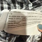 Hollister  Black and White Plaid Mini Dress w/Adj Straps Size Medium CUTE Photo 7