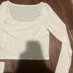 Aritzia TNA White Long Sleeve Photo 3