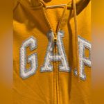 Gap Women's Yellow Zip Hoodie Size L Photo 3