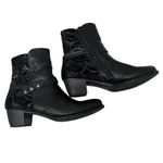 Remonte cowgirl western black boots,‎ booties size 10.5 Photo 2