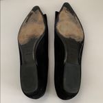 Prada black suede leather shoes size 36.5 6.5 Italy silver tone buckle RARE HTF Photo 5