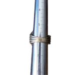 Faux Turquoise Oval Cabochon Antique Gold Tone Ring Size 6 Photo 8