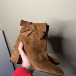 Kate Spade New York Brown Suede Bow Boots Heeled Photo 1
