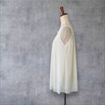 Ethyl white sleeveless lace Photo 5