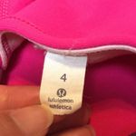 Lululemon Women’s Hot Pink Woven Back Design Athletic Tank Top Photo 5