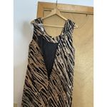 Vintage Sheri Martin Size 12 Dress Shift Sleeveless Side Slits Geometric Long Photo 3