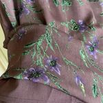 re:named  dress woman’s purple long sleeve floral sheer maxi New size medium Photo 4