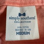 Simply Southern  T-shirt Peach Nana Bear With Sunflower Nana Glitter Size medium Photo 4