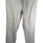 BLANK NYC The Cooper Light Wash Split Hem Straight Leg Jeans Size 27 Photo 0