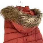 H&M Label Of Graded Goods Women's Puffer Vest Removable Faux Fur Lined Hood Photo 5