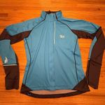 Mountain Hardwear AirShield Active Women's Wind Jacket Blue Black Size L Photo 0