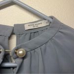 Petite Studio NYC Buvette Blouse in Dusty Blue Size XS Photo 9