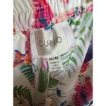 cupio  Womens Skirt Sz M White Floral Colorful Butterflies Flowers Silky Maxi NEW Photo 5