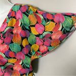 ZARA  TRF Cropped Top Fruit Print Tie Front Farmers Market Size Small Crop Blouse Photo 10