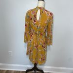 Band of Gypsies Yellow Floral Dress size S Boho Hippie Photo 3