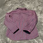 Ralph Lauren  Navy and Pink Striped Shirt Photo 1