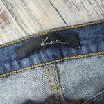 Kancan Distressed High Rise Straight Leg Jeans Blue Size 10 Photo 1