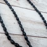 Vintage Necklace Black Extra Long Statement (Can Be Layered) Photo 4