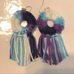 Bundle of 2 Crochet Boho Fringe Earrings (Handmade) Photo 3