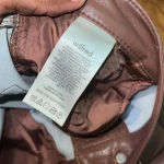 Wilfred  Faux Leather Camel Pants size 8 Photo 6