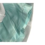 August Silk  Women Dress Lined Knee Length Square Neck Sleeveless Split Hem Green Photo 5