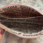 Juicy Couture NWT-  Pink and Cream Heritage Velvet Clutch with Gold Chain Photo 4