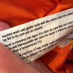 Eloquii  Drop Sleeve Orange Floral Stretchy Midi Dress Women’s Plus Size 14 / 16 Photo 9