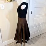 Cache Vintage Caché Fit and Flare Party Dress Stiff Hem Satin Skirt Size 6💛 Photo 7