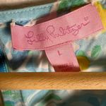 Lilly Pulitzer Tybee In A Pinch Print Blue Sleeveless Tassel Tie Short Romper L Photo 9