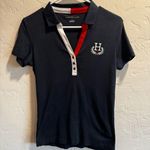 Tommy Hilfiger navy and white polo shirt Photo 0