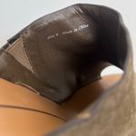 DV by Dolce Vit Dolce Vita Alba Olive Suede Open Toe Mules with Jute Woven Heel 9 Photo 2