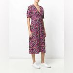APC Frances dress abstract floral Pink Size 2 Photo 2