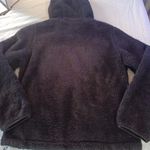 Free Country  Full Zip Fleece Fuzzy Long Sleeve Mock Neck Pockets Black Medium Photo 5