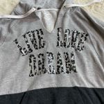 Aeropostale Live Love Dream Sequin Leopard Hoodie Small Photo 1