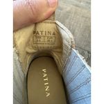 NWOT Patina Women Tan Suede Leather Ankle Booties Wood Heel Western Cowgirl 9.5 Photo 7