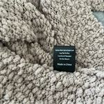 POL  Kiss Me Down Popcorn Knit Sweater, Tan and Red, Sz S Photo 14