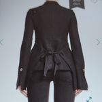 Proenza Schouler  Black Asymmetrical Blazer Photo 1