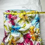 Mia Paluzzi Strapless Hibiscus Mini Dress Tropical Floral Print Size 2 Y2K Party White Photo 10