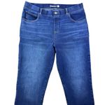 Betabrand Womens XL Petite Yoga Denim Jeans Medium Wash Straight Leg Photo 1