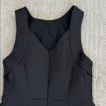 Armani Exchange Black Mini Dress a line quilted low back classic LBD Photo 3