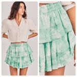 Love Shack Fancy Ruffle Mini Heritage Skirt -  Photo 1