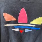 Adidas Originals Shattered Trefoil cropped sweatshirt Black Photo 2