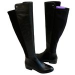 Michael Kors Michael Bromley Leather Flat Over-the-Knee Boot Photo 3