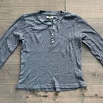Madewell Henley Long Sleeve Shirt Photo 0