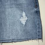 Angel Kiss  medium juniors mini skirt stretch destructed frayed hem embroidery Photo 3