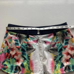 Revolve Line & Dot Tropical Shorts Women's Size Small Floral Beach Avery Pink Photo 8