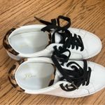 J.Crew | White Leather Animal Print Sneakers Photo 13