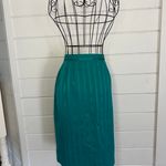 Executive Collection Vintage Teal Pinstripe Suit Photo 2