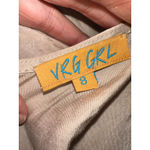 Vrg Girl ASOS Size 8 Champagne Sleeveless Mini‎ Dress Cocktail Party Evening Tan Photo 5