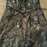 Women’s Black MermaidFit Sequins Party Prom Formal Dress LaceUp Back Size 2 Photo 12